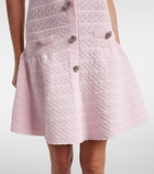 Self-Portrait Embellished pointelle minidress