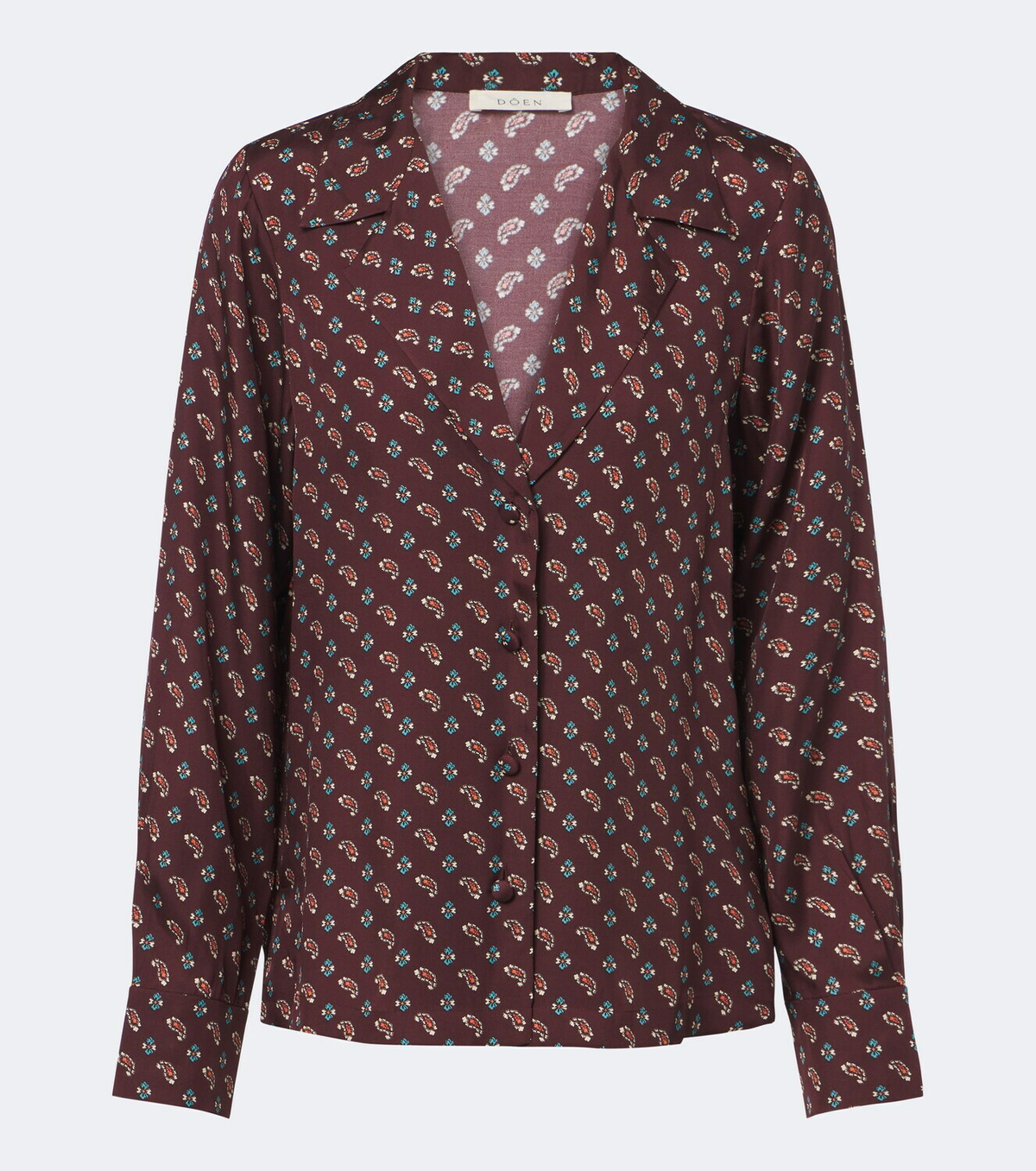 Dôen Rania paisley silk-blend blouse