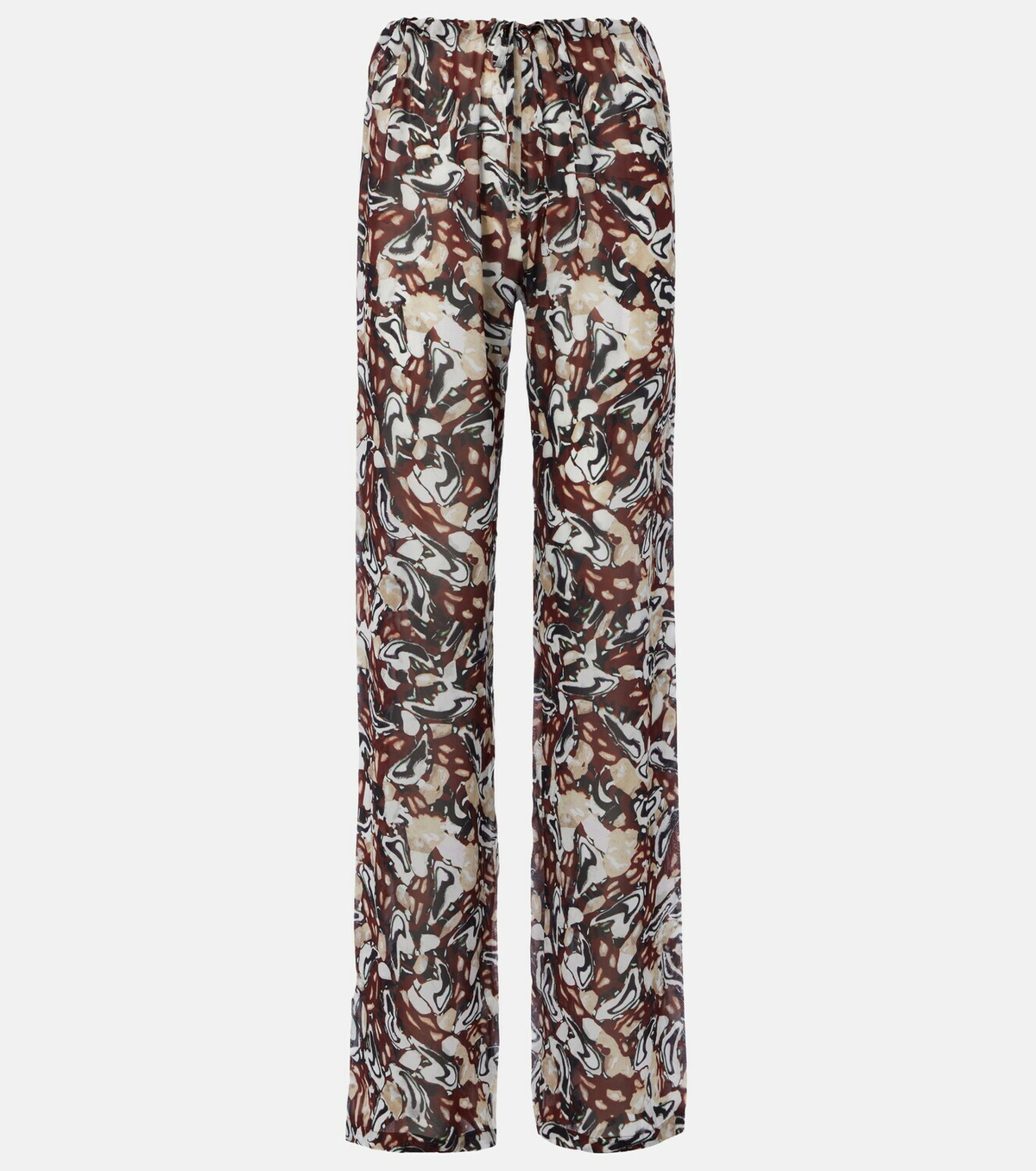 Dries Van Noten Printed straight pants
