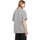 MM6 Maison Margiela Gray Numeric Cotton T-shirt
