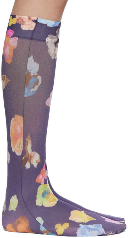 Photo: Stine Goya Navy & Multicolor Verita Socks