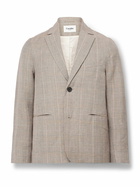 Corridor - Checked Linen and Wool-Blend Blazer - Neutrals