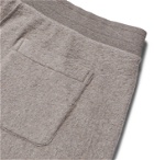SSAM - Wide-Leg Cotton and Camel Hair-Blend Shorts - Gray
