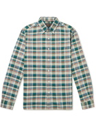 Beams Plus - Button-Down Collar Checked Cotton Shirt - Green