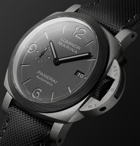 Panerai - Luminor Marina TuttoGrigio Automatic 44mm Titanium and Sportech Watch, Ref. No. PAM01662 - Black