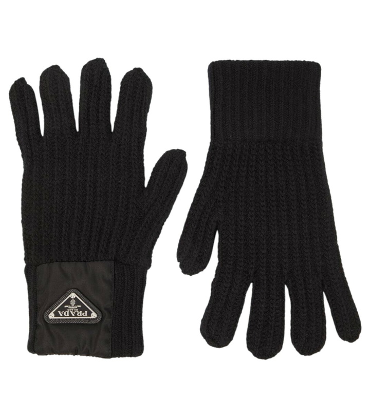 Photo: Prada Ribbed-knit wool and cashmere gloves