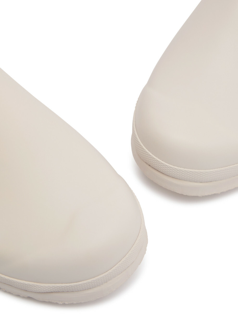 Hunter Original Rubber Chelsea Boots Ivory