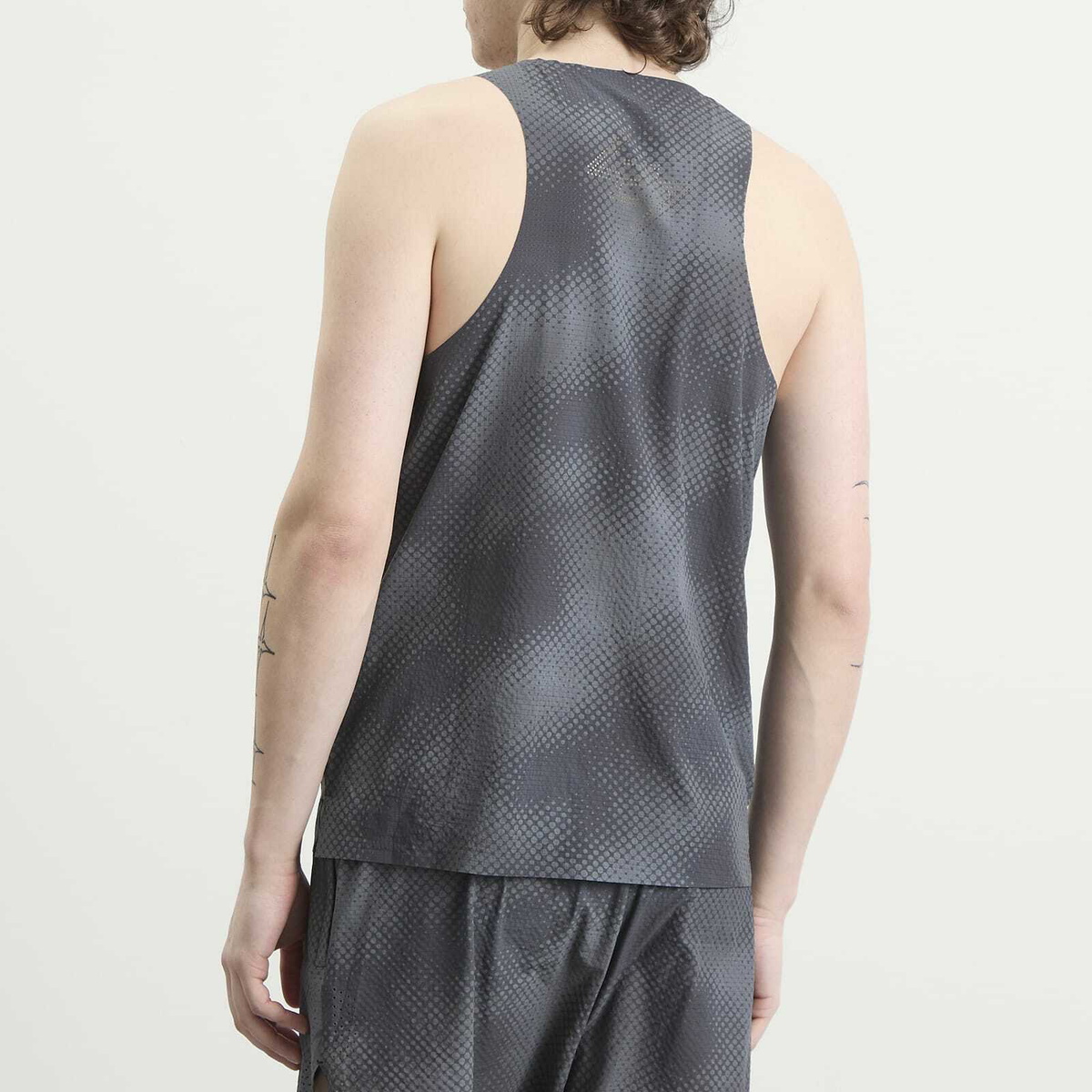 Represent 247 Men's Ultra Singlet in Black Fade Out