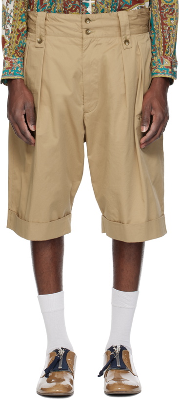 Photo: Engineered Garments Tan Gurkha Shorts