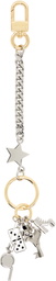 Marc Jacobs Silver & Gold 'The Cluster Charm' Keychain