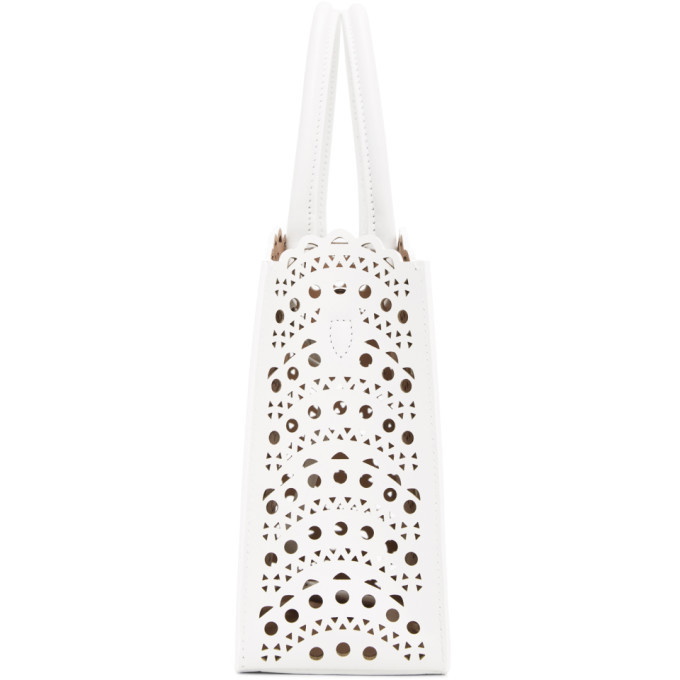 ALAIA Garance Vague Vienne Laser-Cut Phone Crossbody Bag