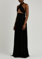 Norma Kamali Jersey Maxi Dress Black