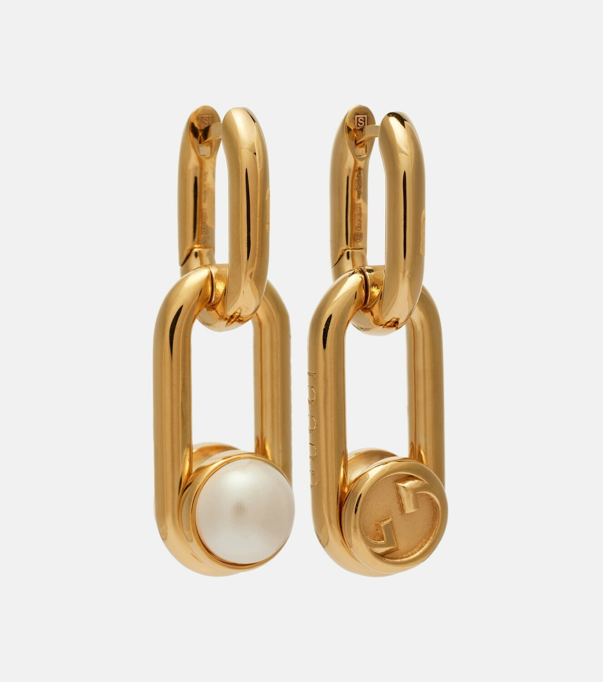 Gucci Interlocking G embellished drop earrings Gucci