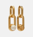 Gucci Interlocking G embellished drop earrings