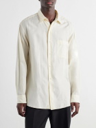 Kaptain Sunshine - Cotton and Silk-Blend Twill Shirt - Neutrals