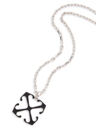 Off-white Arrows Necklace - Silver - One Size