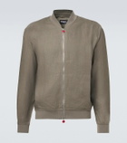 Kiton Linen bomber jacket