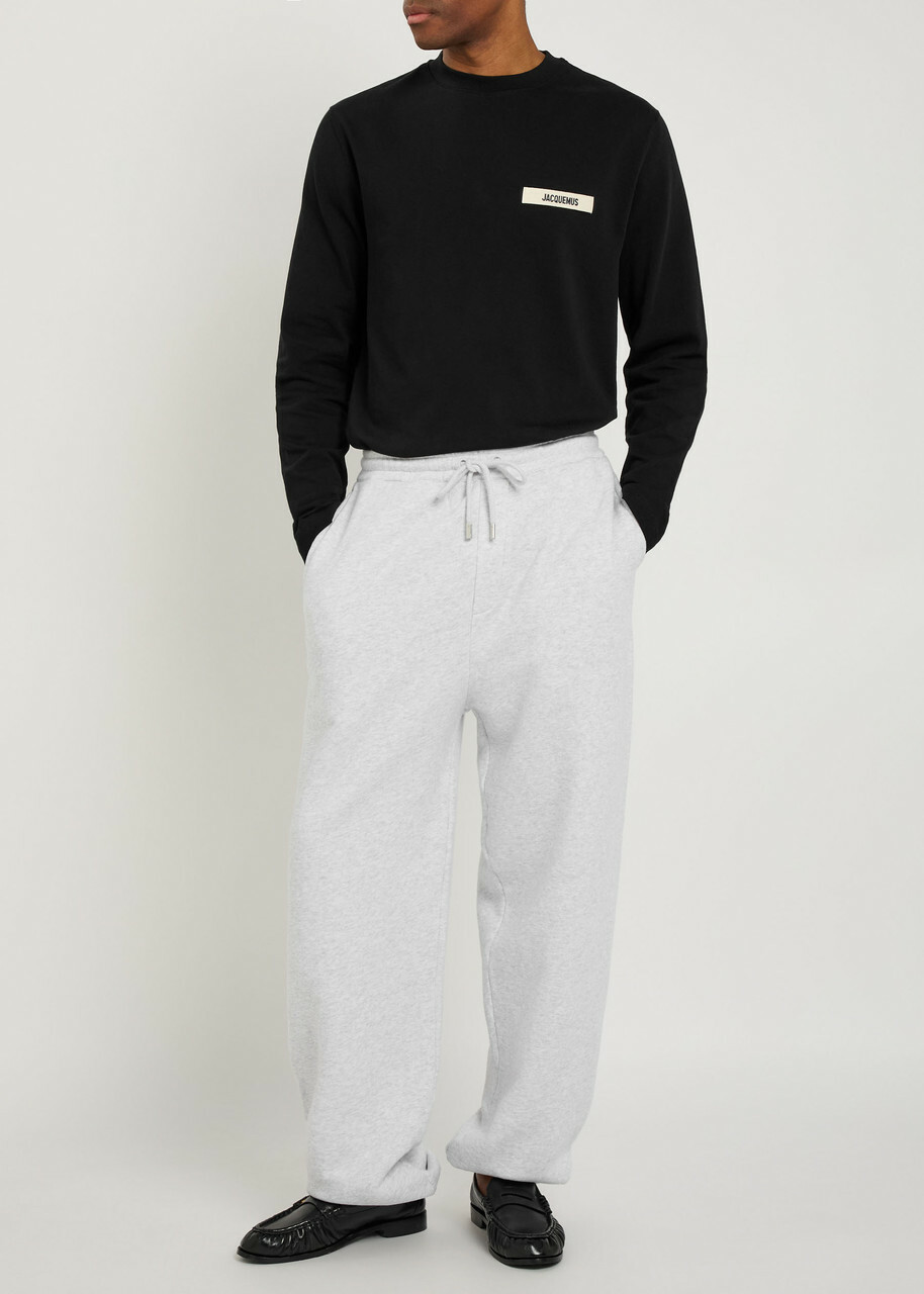 Jacquemus Le Jogging Torneo Cotton Sweatpants Grey