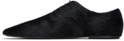 Dries Van Noten Black Square Toe Derbys