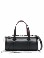 DENTRO Black Anona Leather Barrel Bag