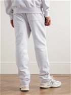 Museum Of Peace & Quiet - Tapered Logo-Print Cotton-Jersey Sweatpants - Gray