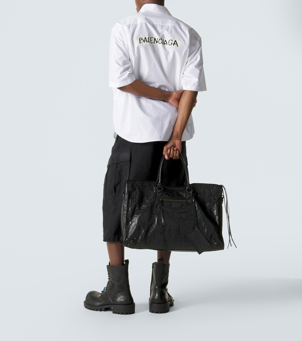 Balenciaga Le City leather duffel bag