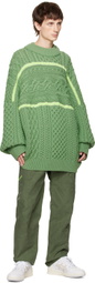 Robyn Lynch Green Crewneck Sweater