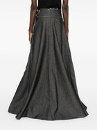 MLGA Black Denim Maxi Skirt