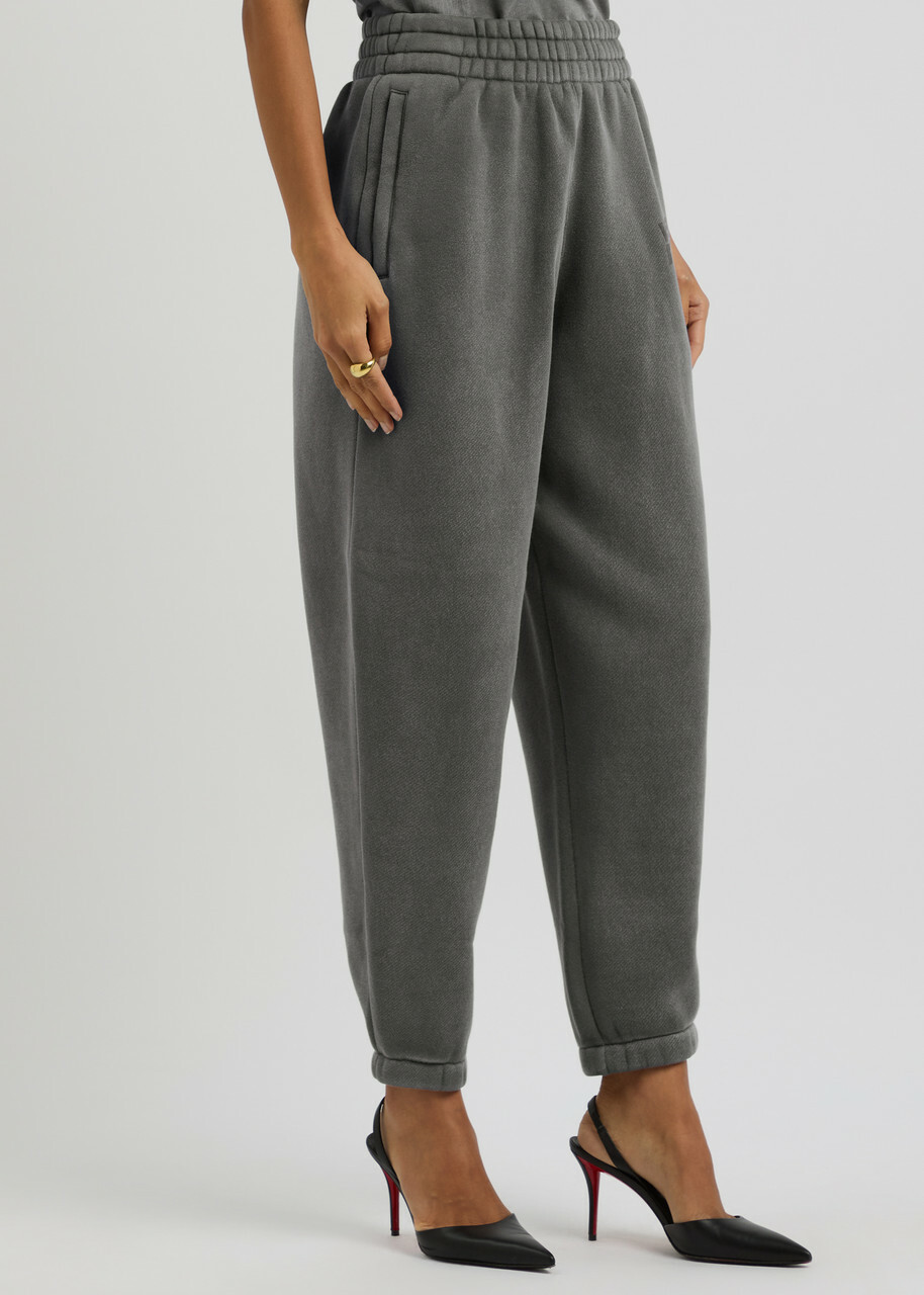 Alexanderwang.t Faded Cotton-blend Sweatpants Grey
