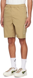 AAPE by A Bathing Ape Tan Patch Shorts