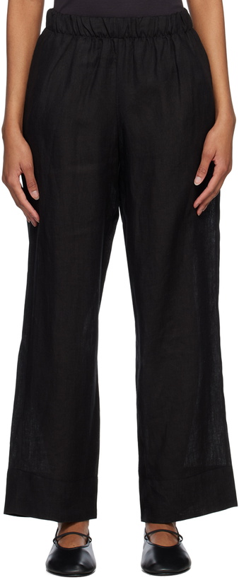 Photo: Le Petit Trou Black Lyna Lounge Pants