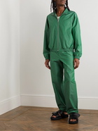 Auralee - Cotton-Chambray Track Jacket - Green