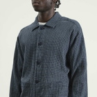 YMC Men's Waffle Check PJ Shirt in Navy