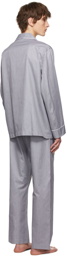 Brioni Grey Cotton Pyjama Set