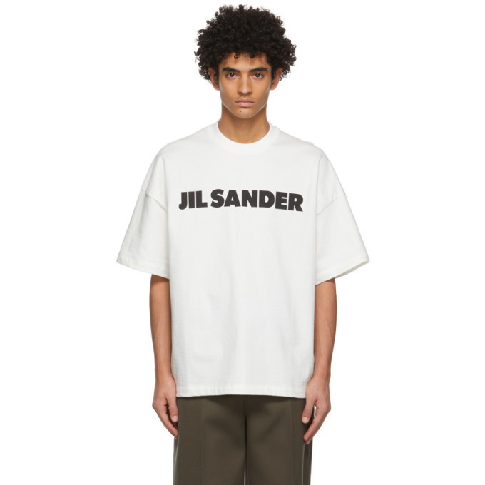 Photo: Jil Sander Off-White Logo T-Shirt