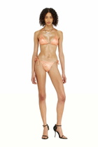 Diesel Triangle bikini top in shimmery fabric - Bras Womens in Orange