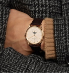 Jaeger-LeCoultre - Master Ultra Thin Moon Automatic 39mm 18-Karat Rose Gold and Alligator Watch - Brown