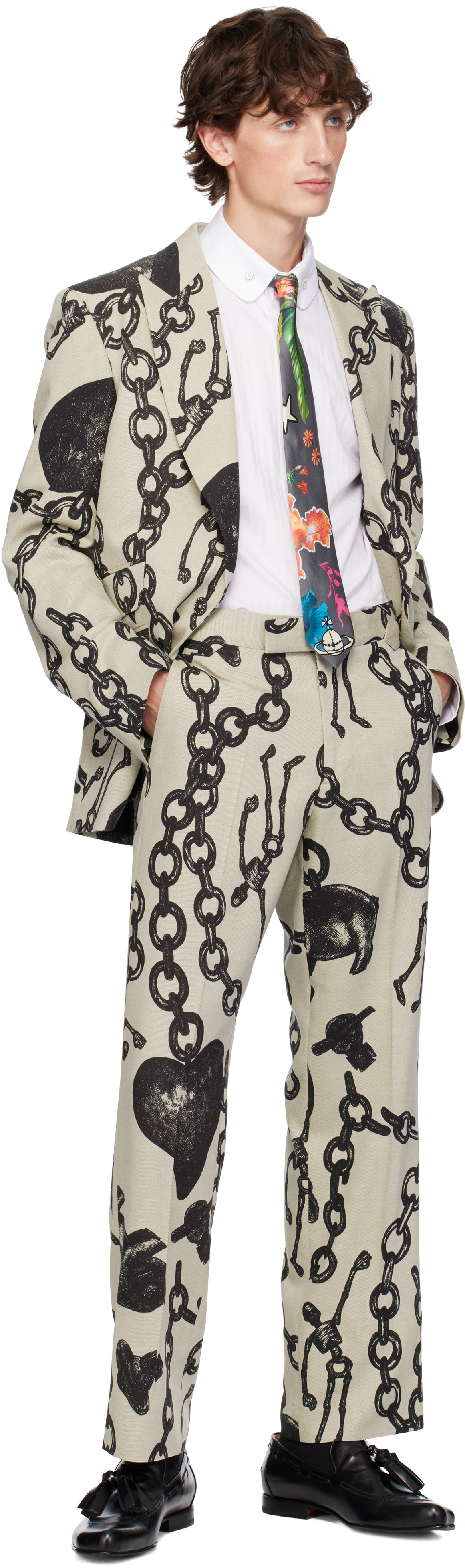Vivienne Westwood Gray One Button Blazer