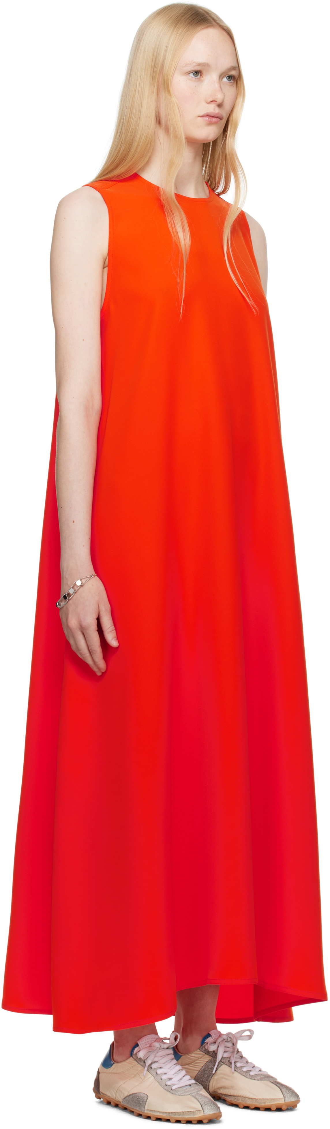 Sofie D'Hoore Orange Dao Midi Dress