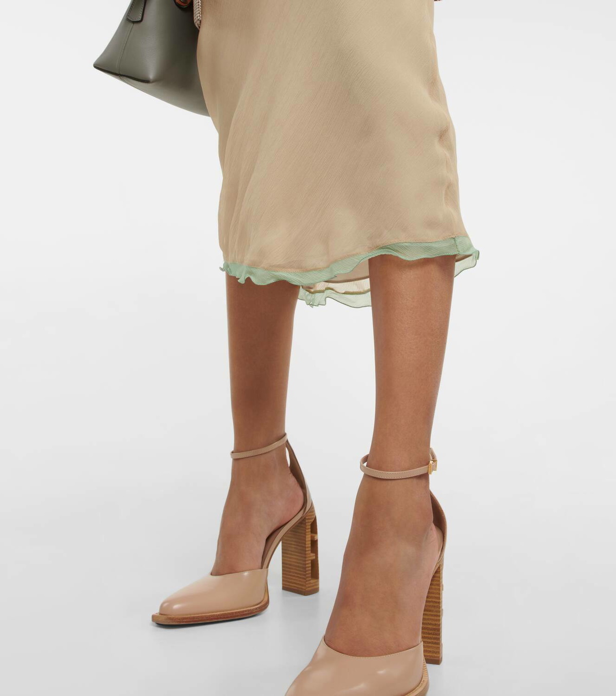 Fendi Silk midi skirt Fendi
