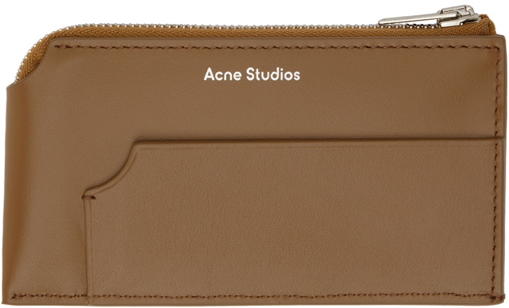 Photo: Acne Studios Brown Zip Wallet