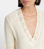 Eres Divina crochet minidress
