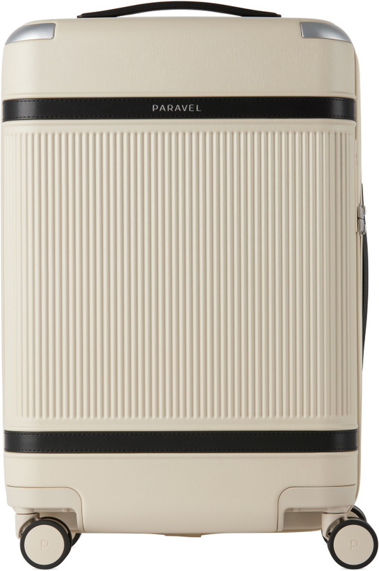 Photo: Paravel White Aviator Carry-On More Suitcase