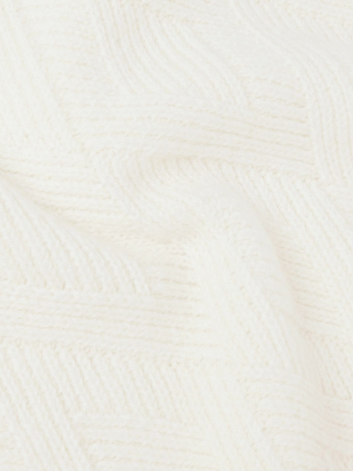 Herno - Jacquard-Knit Cashmere Sweater - White