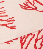 Les-Ottomans Coral cotton tablecloth