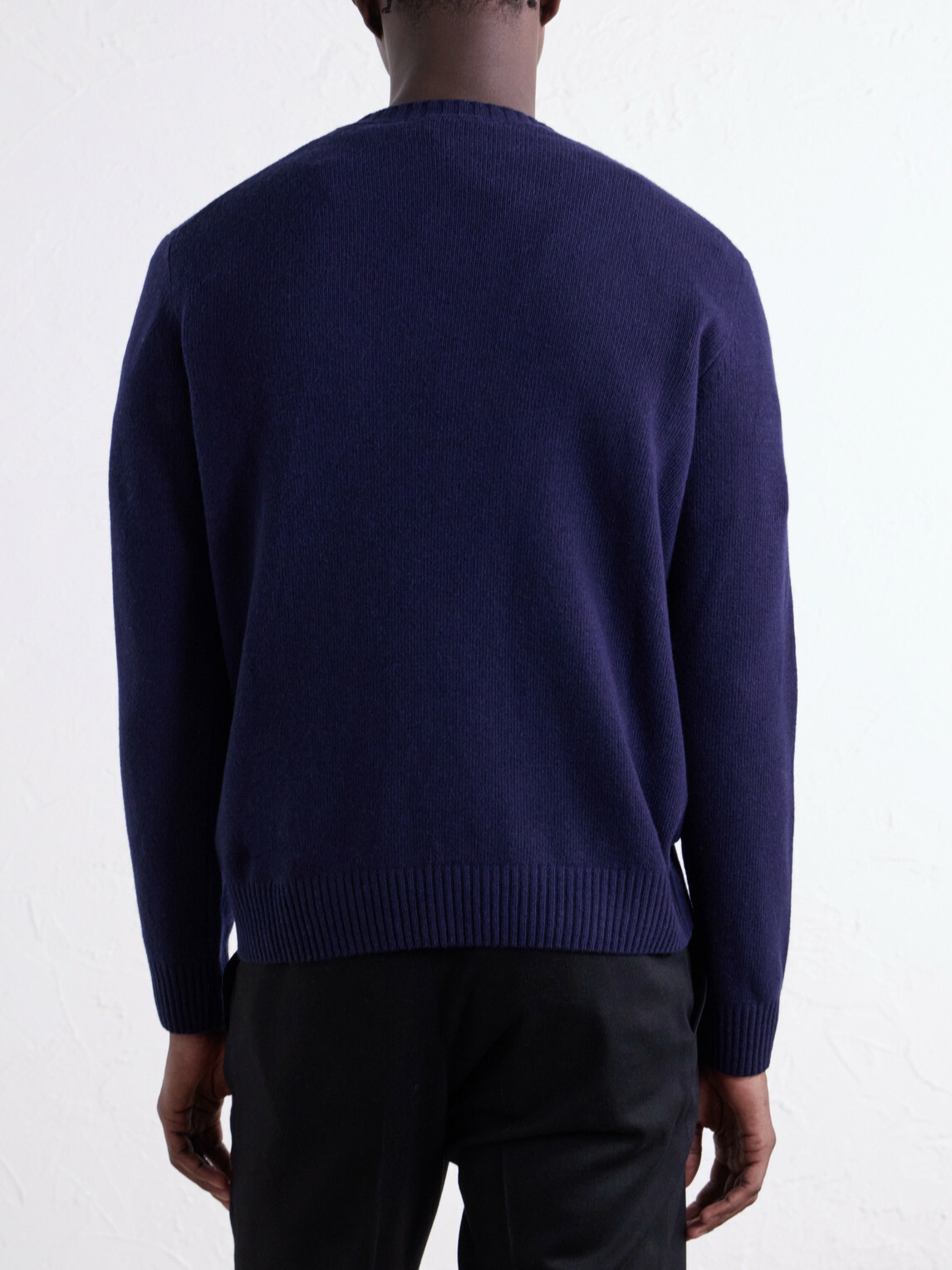 De Petrillo - Merino Wool and Cashmere-Blend Sweater - Blue
