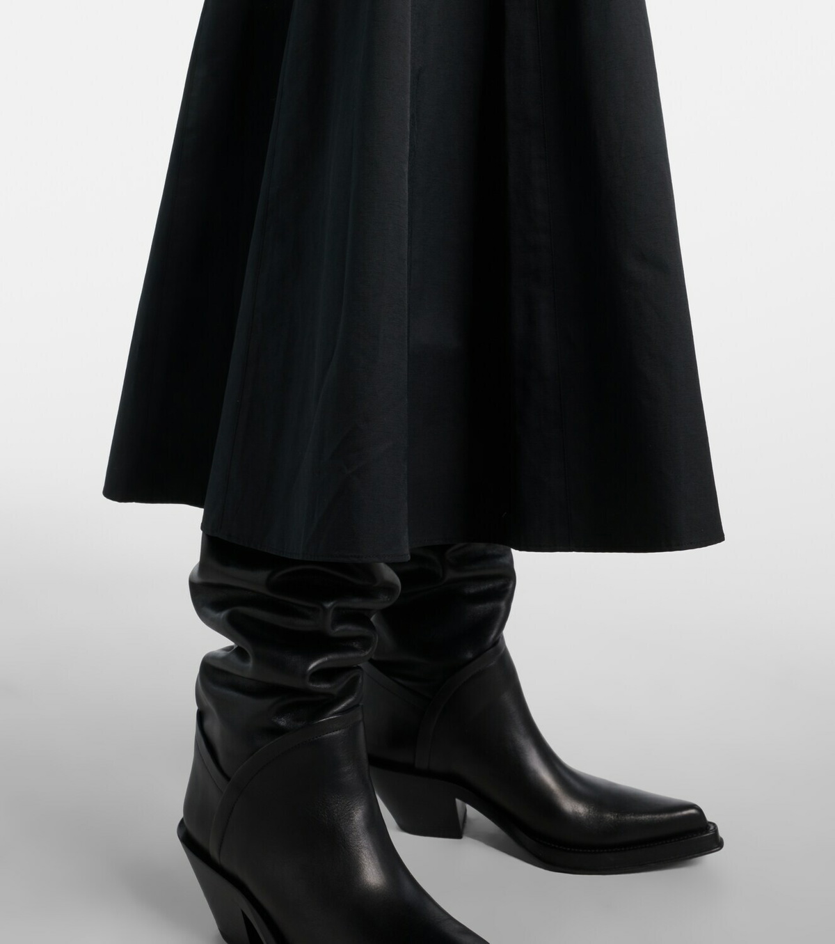 Proenza Schouler Heidi cotton-blend midi skirt