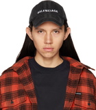 Balenciaga Black Laser Destroyed Cap