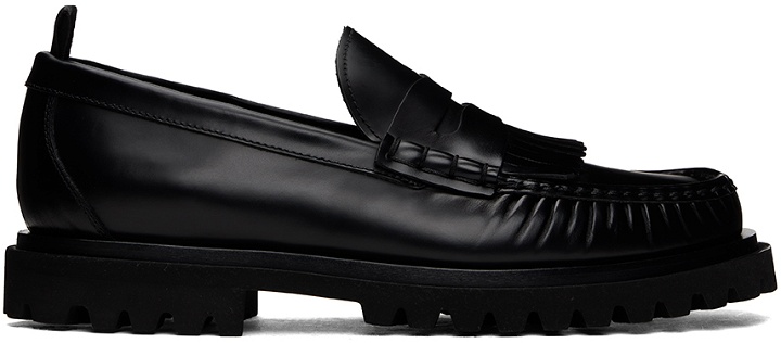 Photo: Officine Creative Black Penny 004 Loafers