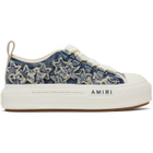 AMIRI Blue Denim Court Low Sneakers